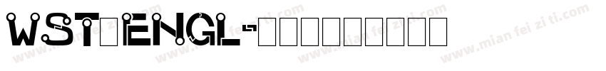 wst engl字体转换